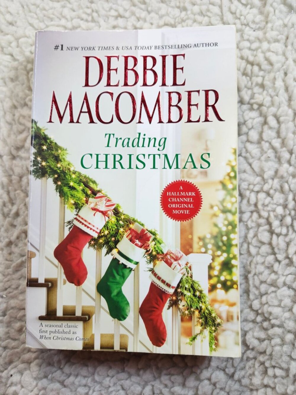 Debbie Macomber Trading Christmas Paperback MIRA 2011 Romance Holiday Used